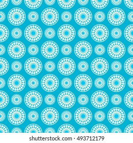 Geometric vintage seamless pattern. Vector illustration.