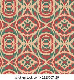 Geometric vintage style 70s pattern. Embroidery seamless pattern.