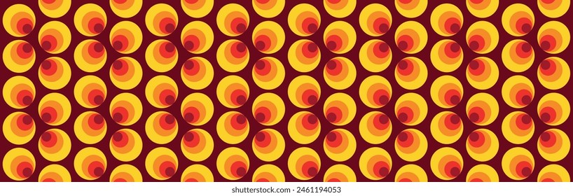 Geometric vintage wallpaper, vector illustration