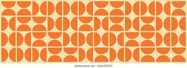 Geometric vintage wallpaper, vector illustration