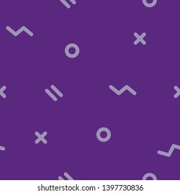 Geometric violet seamless pattern. Hipster style for print