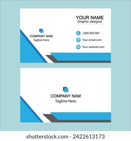 Geometric visiting card design elegant business card design 