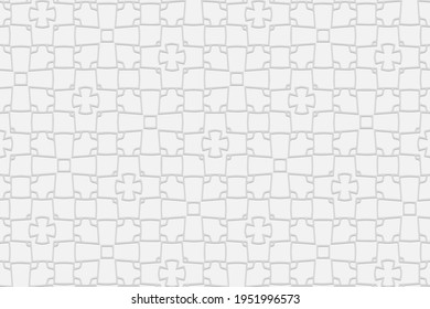 Geometric volumetric convex white background. Ethnic African, Mexican, Indian motives. 3d embossed pattern with simple shapes and lines.Fashionable craft style for wallpaper. 