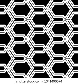 Geometric wallpaper. Shapes background.Digital paper, textile print, web design, abstract.Geometrical backdrop.Figures ornament. Polygons motif. Seamless pattern. Vector.