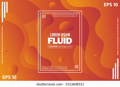 geometric wallpaper. Trendy fluid flow gradient shapes composition. Applicable for gift card, Poster on wall poster template, landing page, ui, ux ,coverbook, baner, social media posted