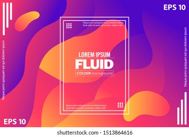 geometric wallpaper. Trendy fluid flow gradient shapes composition. Applicable for gift card, Poster on wall poster template, landing page, ui, ux ,coverbook, baner, social media posted