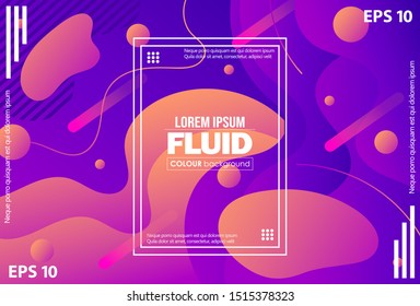 geometric wallpaper. Trendy fluid flow gradient shapes composition. Applicable for gift card, Poster on wall poster template, landing page, ui, ux ,coverbook, baner, social media posted