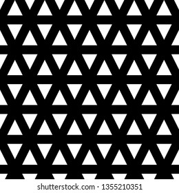 Geometric wallpaper.Seamless ornament. Triangles pattern.Polygons motif. Triangular shapes backdrop. Figures background. Digital paper, textile print, web design, abstract. Vector.