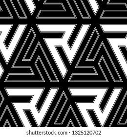 Geometric wallpaper.Seamless pattern. Figures image. Tribal background.Ethnic ornament. Folk backdrop. Mosaics motif.Digital paper, web design, textile print. Vector art work.