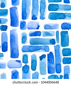 Geometric watercolor design seamless pattern. 