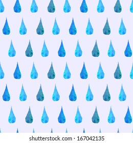geometric Waterdrops seamless pattern