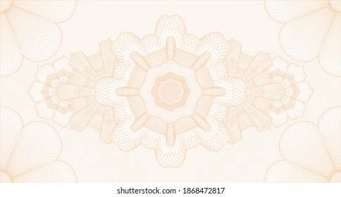 Geometric watermark. wavy subtle curves. Vector illustration. Detailed design. 