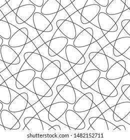 The geometric wave pattern. Seamless vector background