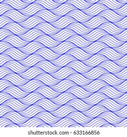 geometric wave Seamless pattern.  Abstract  background.