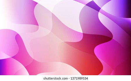 Geometric Wave Shape with Colorful Gradient Color Background Wallpaper. For Your Design Ad, Banner, Cover Page. Vector Illustration