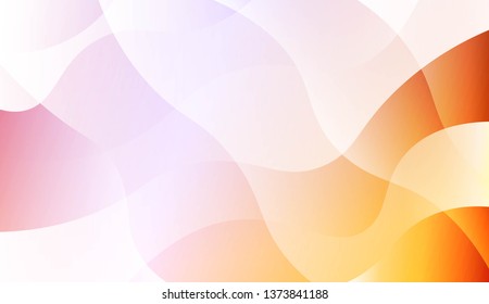 Geometric Wave Shape with Colorful Gradient Color Background Wallpaper. For Your Design Ad, Banner, Cover Page. Vector Illustration