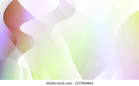 Geometric Wave Shape with Colorful Gradient Color Background Wallpaper. For Your Design Ad, Banner, Cover Page. Vector Illustration