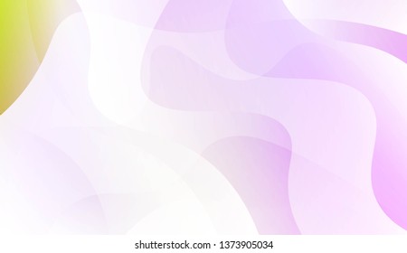 Geometric Wave Shape with Colorful Gradient Color Background Wallpaper. For Your Design Ad, Banner, Cover Page. Vector Illustration