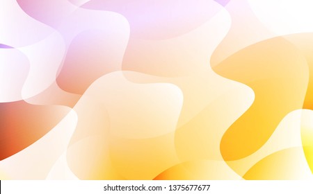 Geometric Wave Shape with Colorful Gradient Color Background Wallpaper. For Your Design Ad, Banner, Cover Page. Vector Illustration