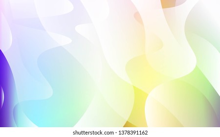 Geometric Wave Shape with Colorful Gradient Color Background Wallpaper. For Your Design Ad, Banner, Cover Page. Vector Illustration