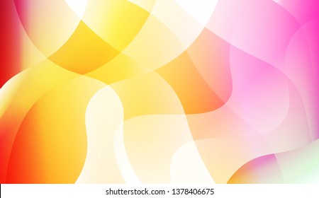 Geometric Wave Shape with Colorful Gradient Color Background Wallpaper. For Your Design Ad, Banner, Cover Page. Vector Illustration