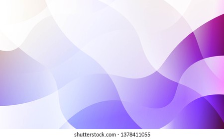 Geometric Wave Shape with Colorful Gradient Color Background Wallpaper. For Your Design Ad, Banner, Cover Page. Vector Illustration