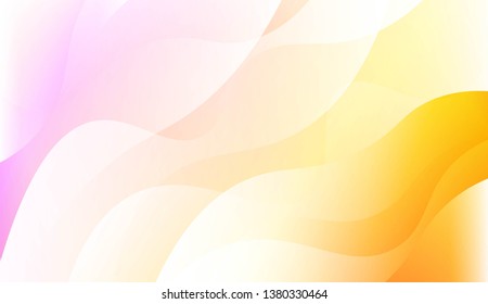 Geometric Wave Shape with Colorful Gradient Color Background Wallpaper. For Your Design Ad, Banner, Cover Page. Vector Illustration