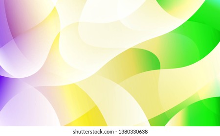 Geometric Wave Shape with Colorful Gradient Color Background Wallpaper. For Your Design Ad, Banner, Cover Page. Vector Illustration