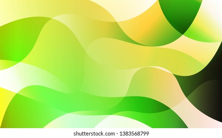 Geometric Wave Shape with Colorful Gradient Color Background Wallpaper. For Your Design Ad, Banner, Cover Page. Vector Illustration