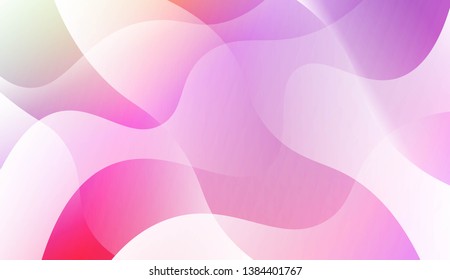 Geometric Wave Shape with Colorful Gradient Color Background Wallpaper. For Your Design Ad, Banner, Cover Page. Vector Illustration