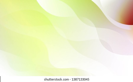 Geometric Wave Shape with Colorful Gradient Color Background Wallpaper. For Your Design Ad, Banner, Cover Page. Vector Illustration