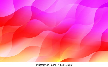 Geometric Wave Shape with Colorful Gradient Color Background Wallpaper. Vector Illustration