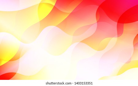 Geometric Wave Shape with Colorful Gradient Color Background Wallpaper. Vector Illustration