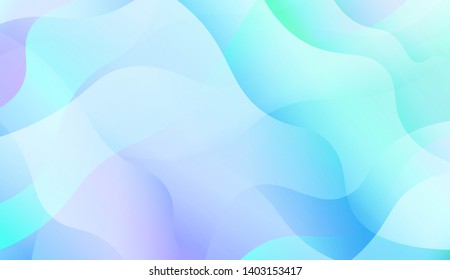 Geometric Wave Shape with Colorful Gradient Color Background Wallpaper. Vector Illustration