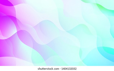 Geometric Wave Shape with Colorful Gradient Color Background Wallpaper. Vector Illustration