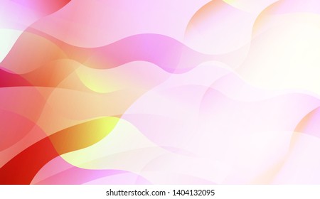 Geometric Wave Shape with Colorful Gradient Color Background Wallpaper. Vector Illustration