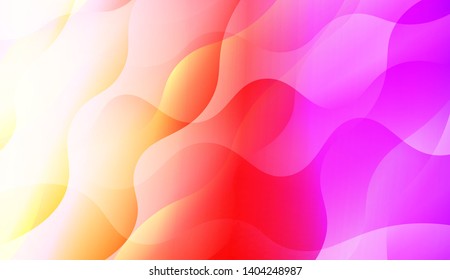 Geometric Wave Shape with Colorful Gradient Color Background Wallpaper. Vector Illustration