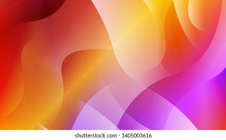 Geometric Wave Shape with Colorful Gradient Color Background Wallpaper. Vector Illustration