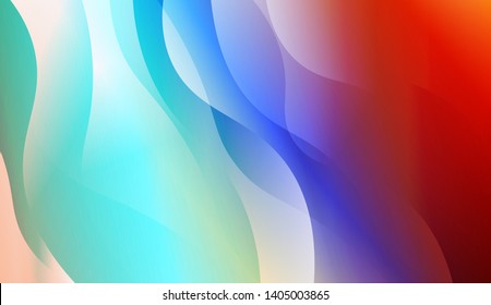 Geometric Wave Shape with Colorful Gradient Color Background Wallpaper. Vector Illustration