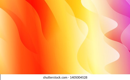Geometric Wave Shape with Colorful Gradient Color Background Wallpaper. Vector Illustration