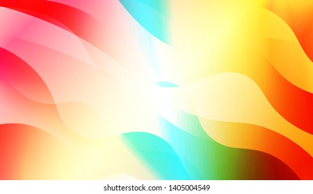 Geometric Wave Shape with Colorful Gradient Color Background Wallpaper. Vector Illustration