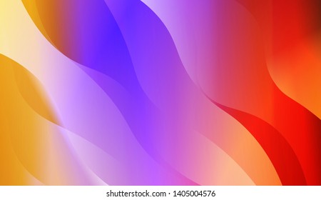 Geometric Wave Shape with Colorful Gradient Color Background Wallpaper. Vector Illustration