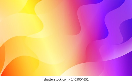 Geometric Wave Shape with Colorful Gradient Color Background Wallpaper. Vector Illustration