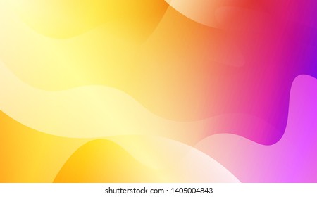 Geometric Wave Shape with Colorful Gradient Color Background Wallpaper. Vector Illustration