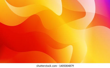 Geometric Wave Shape with Colorful Gradient Color Background Wallpaper. Vector Illustration