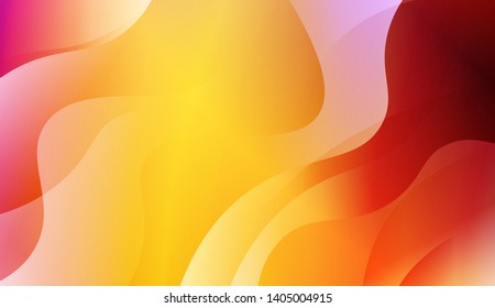 Geometric Wave Shape with Colorful Gradient Color Background Wallpaper. Vector Illustration