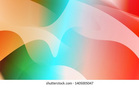 Geometric Wave Shape with Colorful Gradient Color Background Wallpaper. Vector Illustration