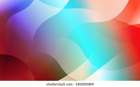Geometric Wave Shape with Colorful Gradient Color Background Wallpaper. Vector Illustration