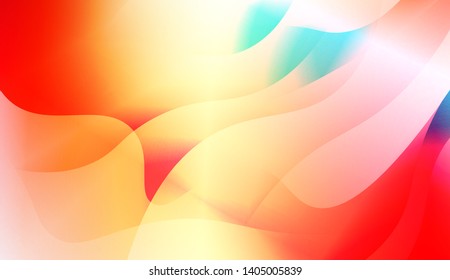 Geometric Wave Shape with Colorful Gradient Color Background Wallpaper. Vector Illustration