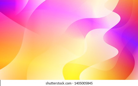 Geometric Wave Shape with Colorful Gradient Color Background Wallpaper. Vector Illustration